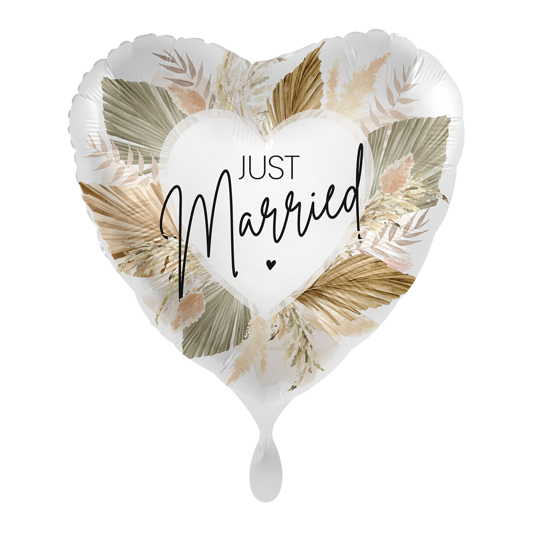 Folienballon BOHO Wedding| Just Married Boho Wedding | ca. 45cm inklusive Heliumfüllung