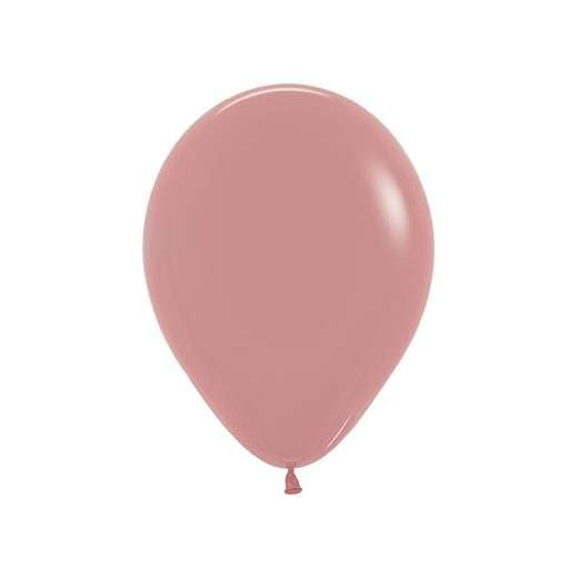 Latexballon rosewood | altrosa | 30cm | inkl. Helium