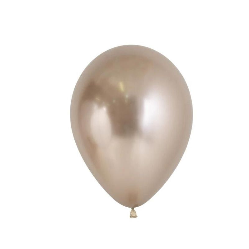 Latexballon Champagne | Reflex Champagne | 30cm | inkl. Helium