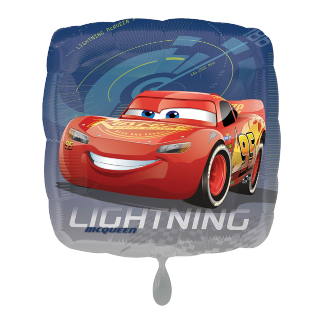 Folienballon Cars 3 | Lightning Mcqueen | 45cm inkl. Heliumfüllung