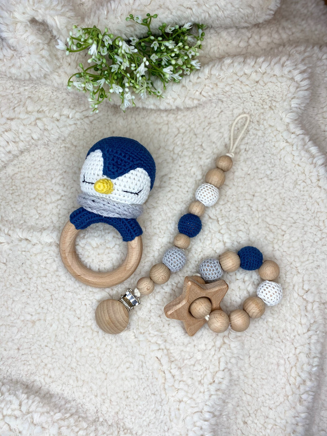 Baby Geschenk Set Pinguin