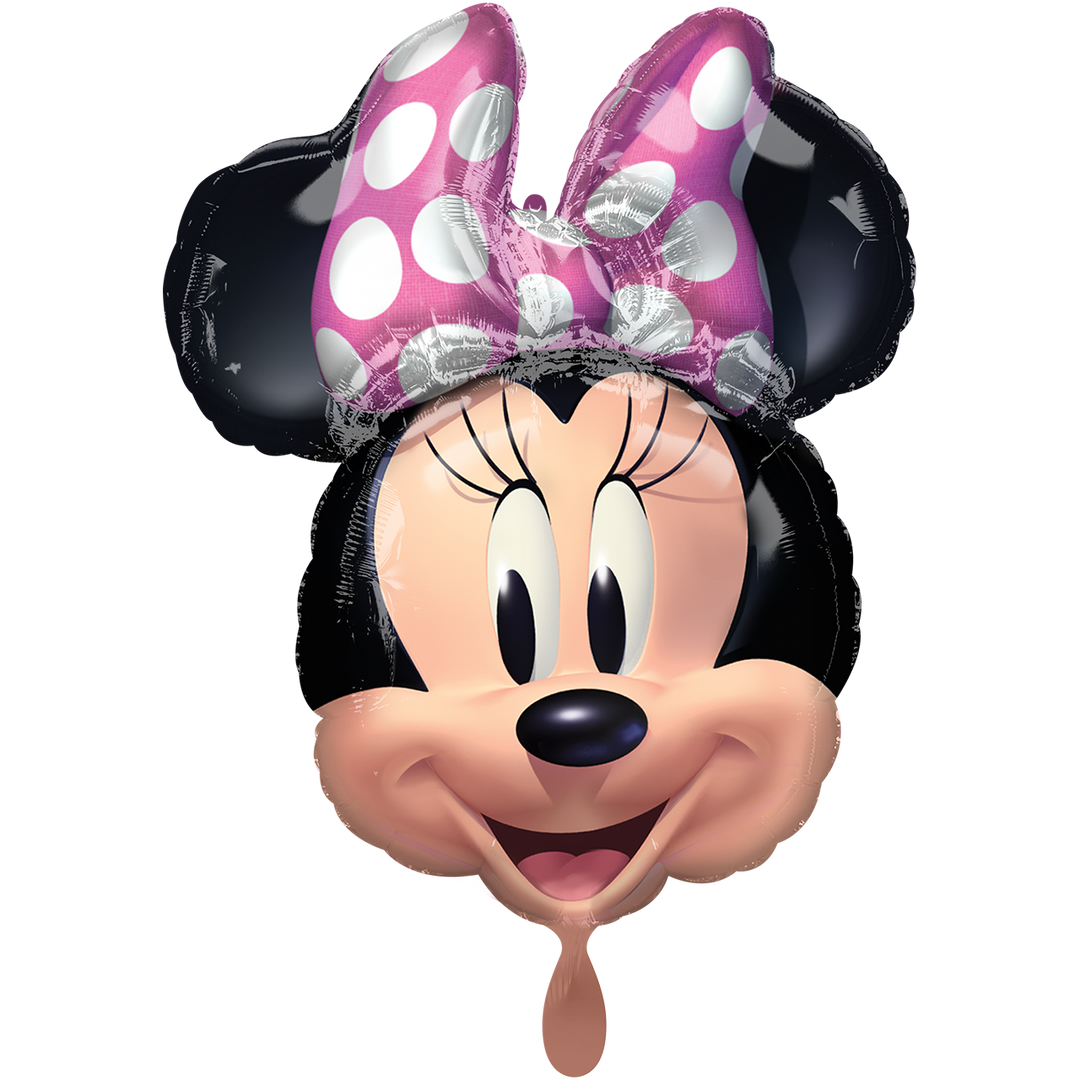 Folienballon Film & TV | Minnie Mouse Kopf | 66cm | inkl. Heliumfüllung