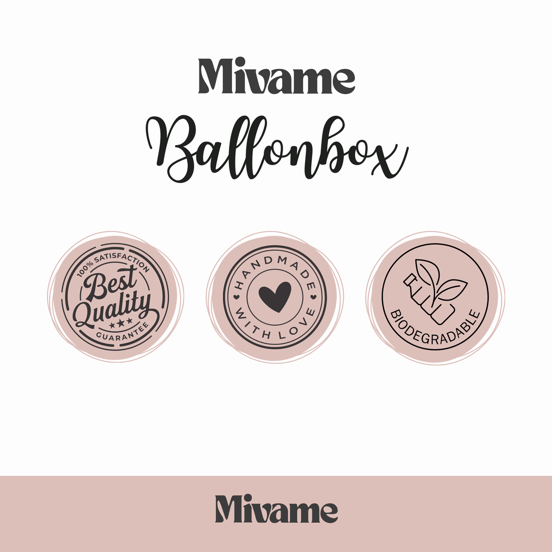 Ballon Box Rose Blossom