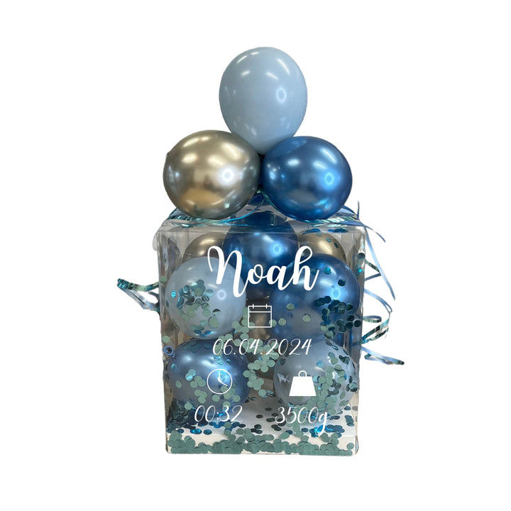 Ballon Box Blue Shine