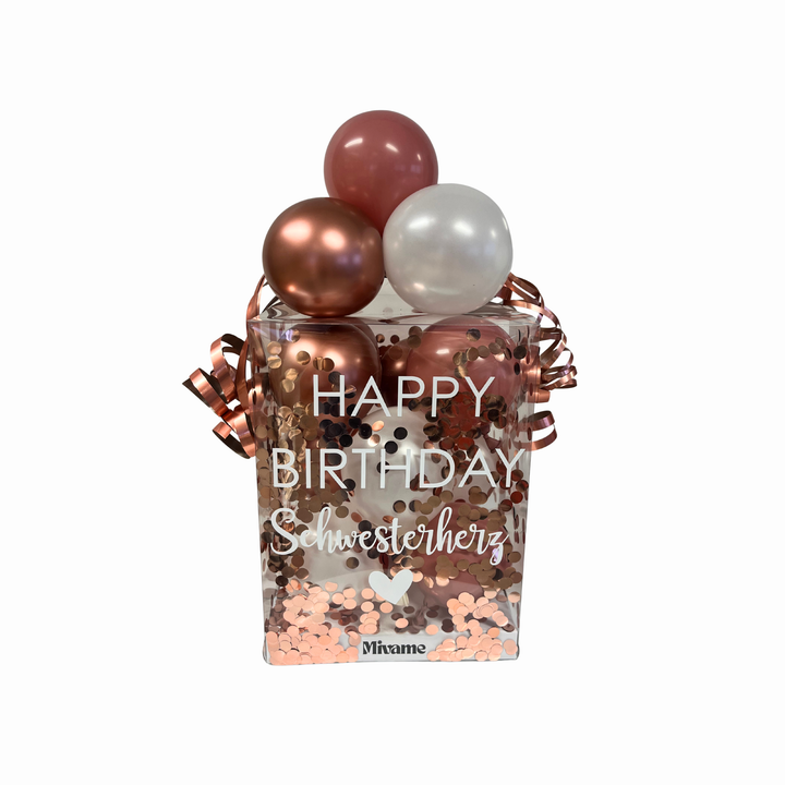 Ballon Box Rose Blossom