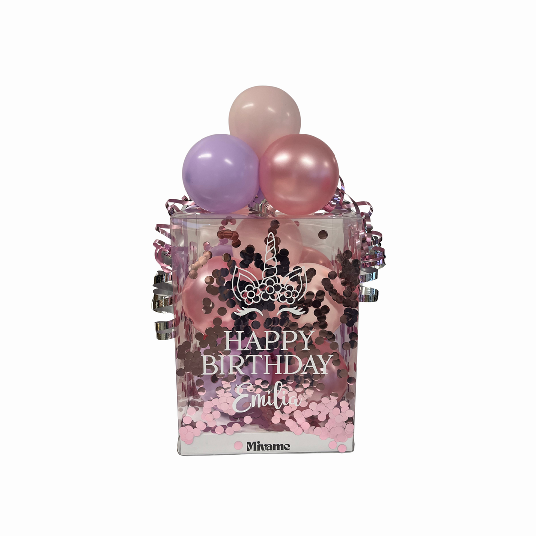 Ballon Box Unicorn