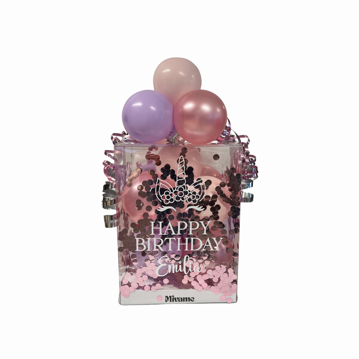 Ballon Box Unicorn