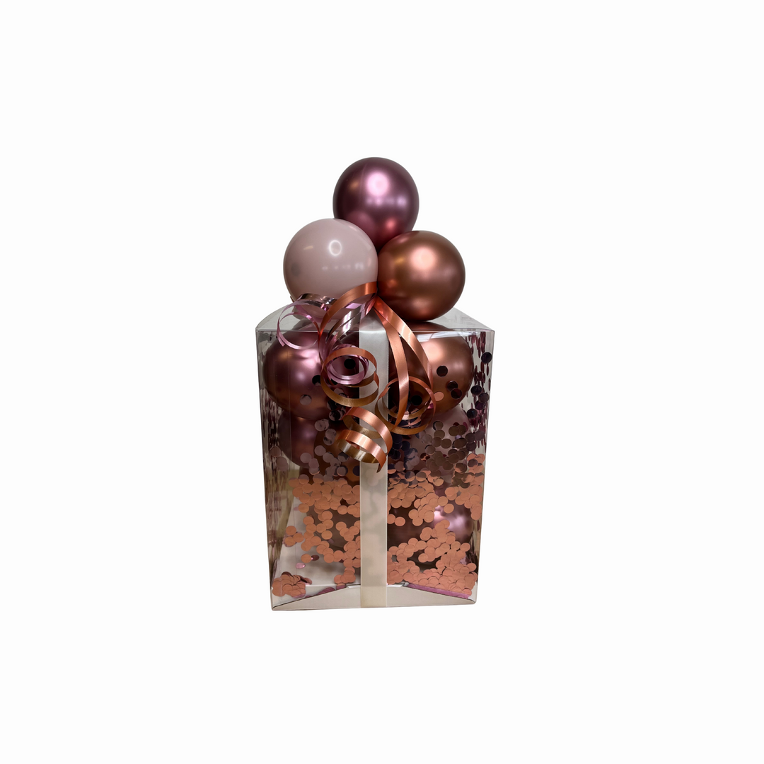 Ballon Box Velvet Rose