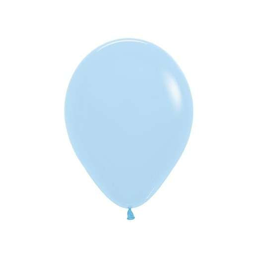 Latexballon pastellblau | pastel blue | 30cm | inkl. Helium