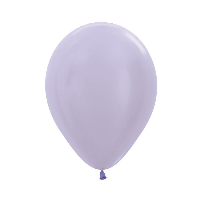 Latexballon schimmernd Lila | pearl purple | 30cm | inkl. Helium