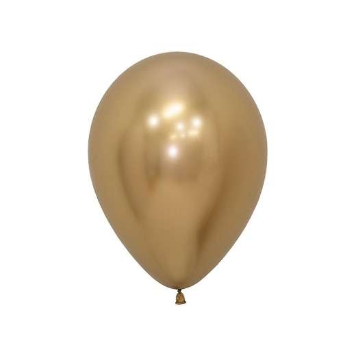 Latexballon Gold | Reflex Gold | 30cm | inkl. Helium
