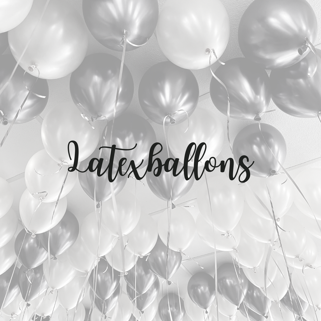 Latexballons - alle Farben.