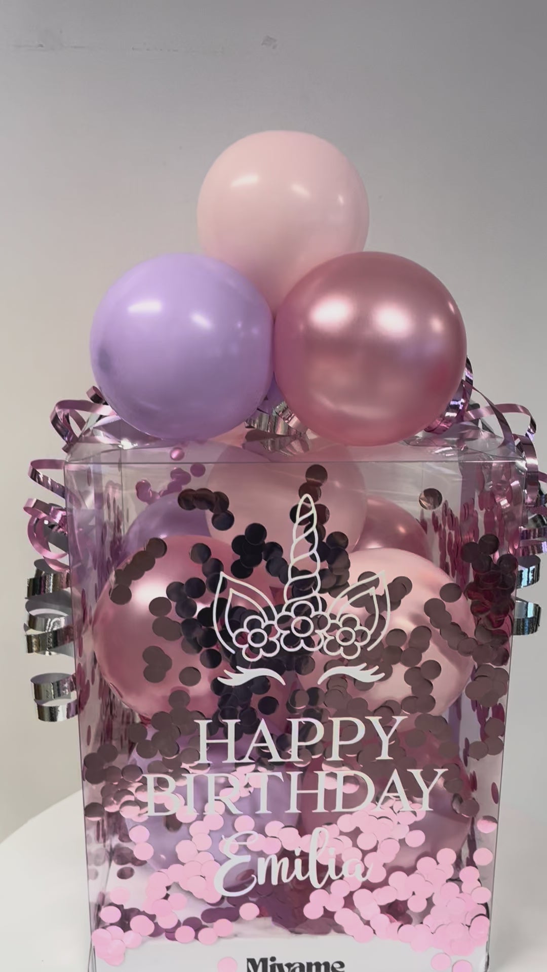 Ballon Box Unicorn