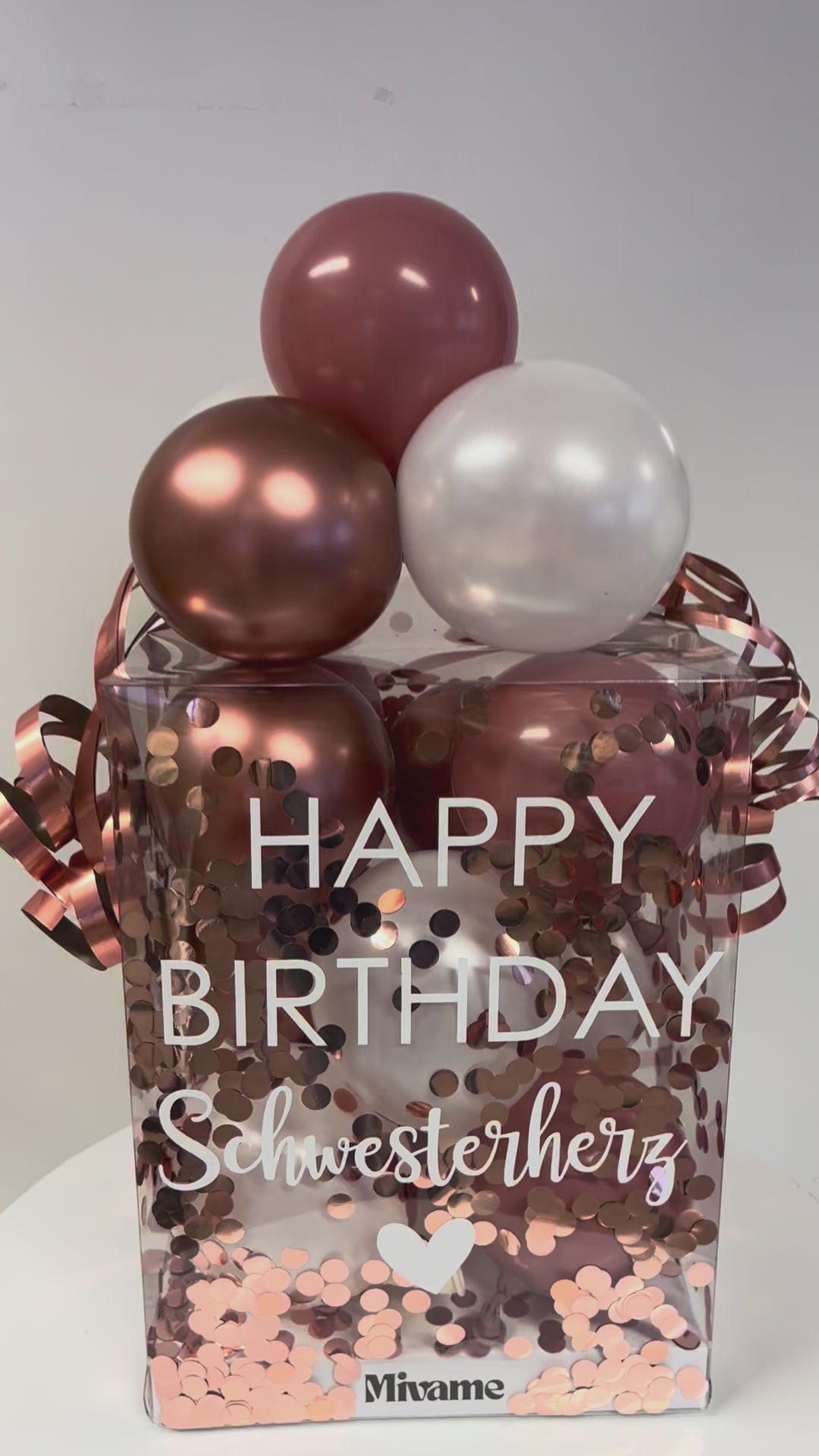 Ballon Box Rose Blossom