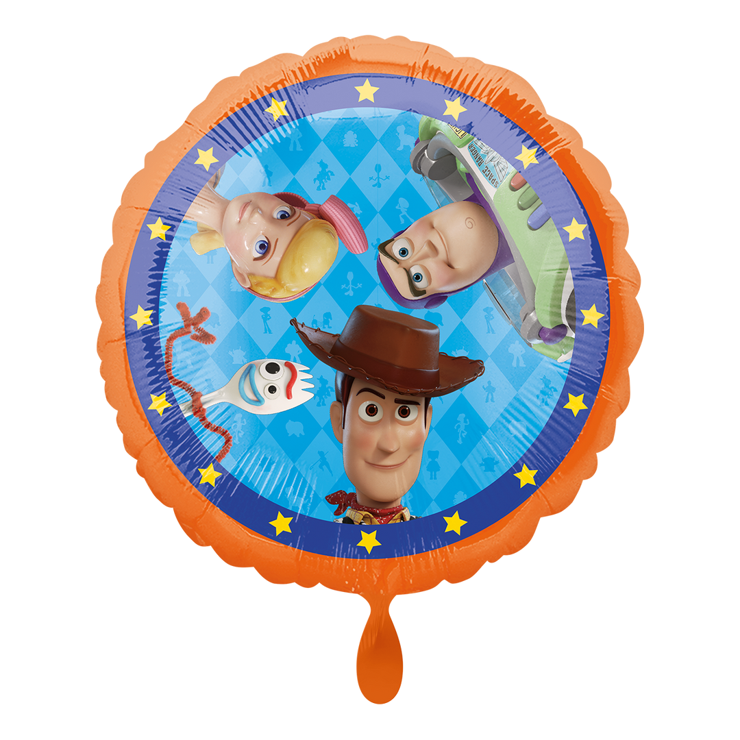 Folienballon Kinder Film & TV | Toy Story | ca. 43cm | rund inkl. Heliumfüllung