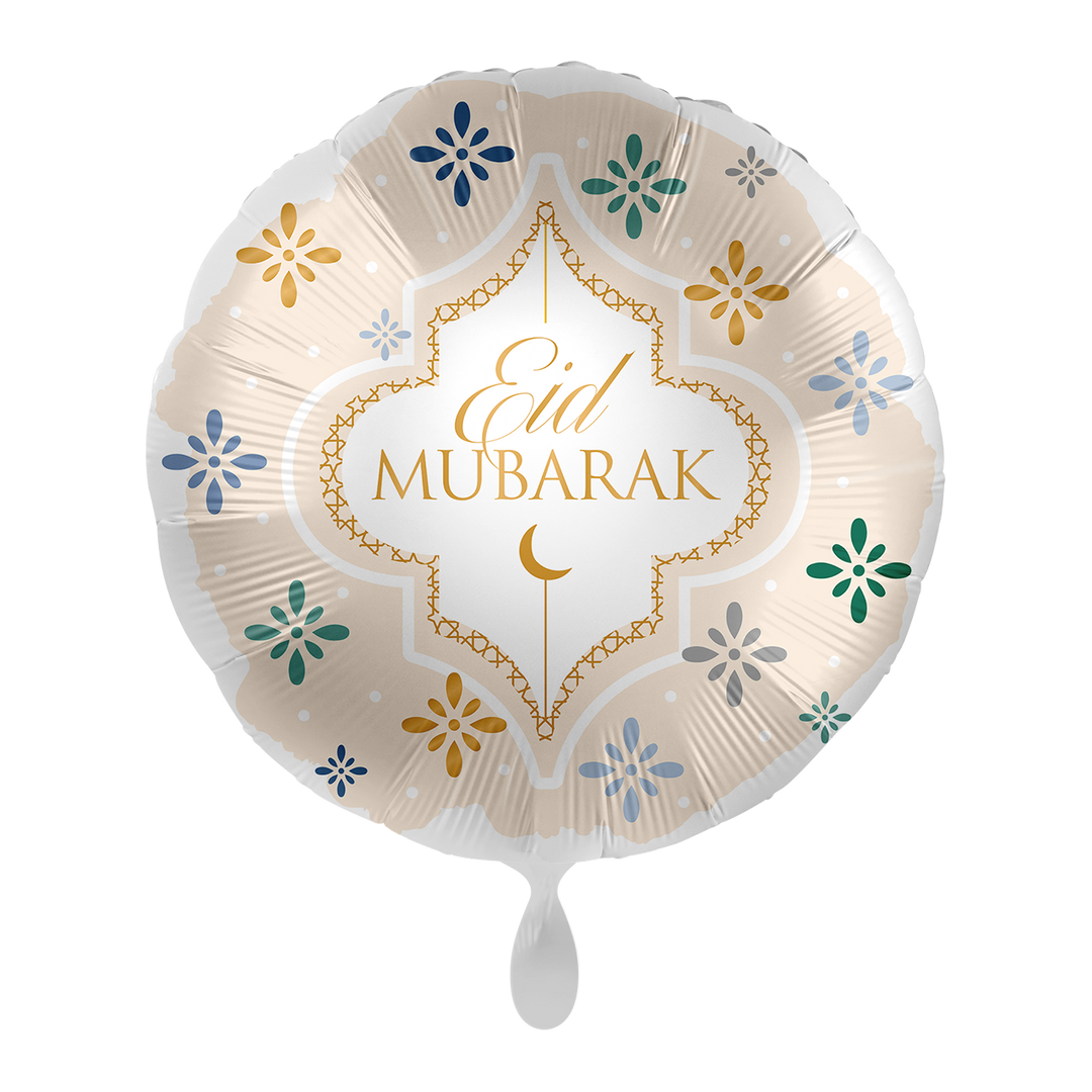 Folienballon Religiöse Anlässe | EID MUBARAK | RAMADAN | ca. 45cm | inkl. Heliumfüllung