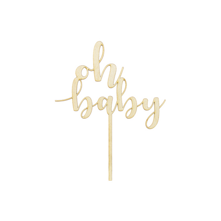 Cake Topper "Oh Baby"