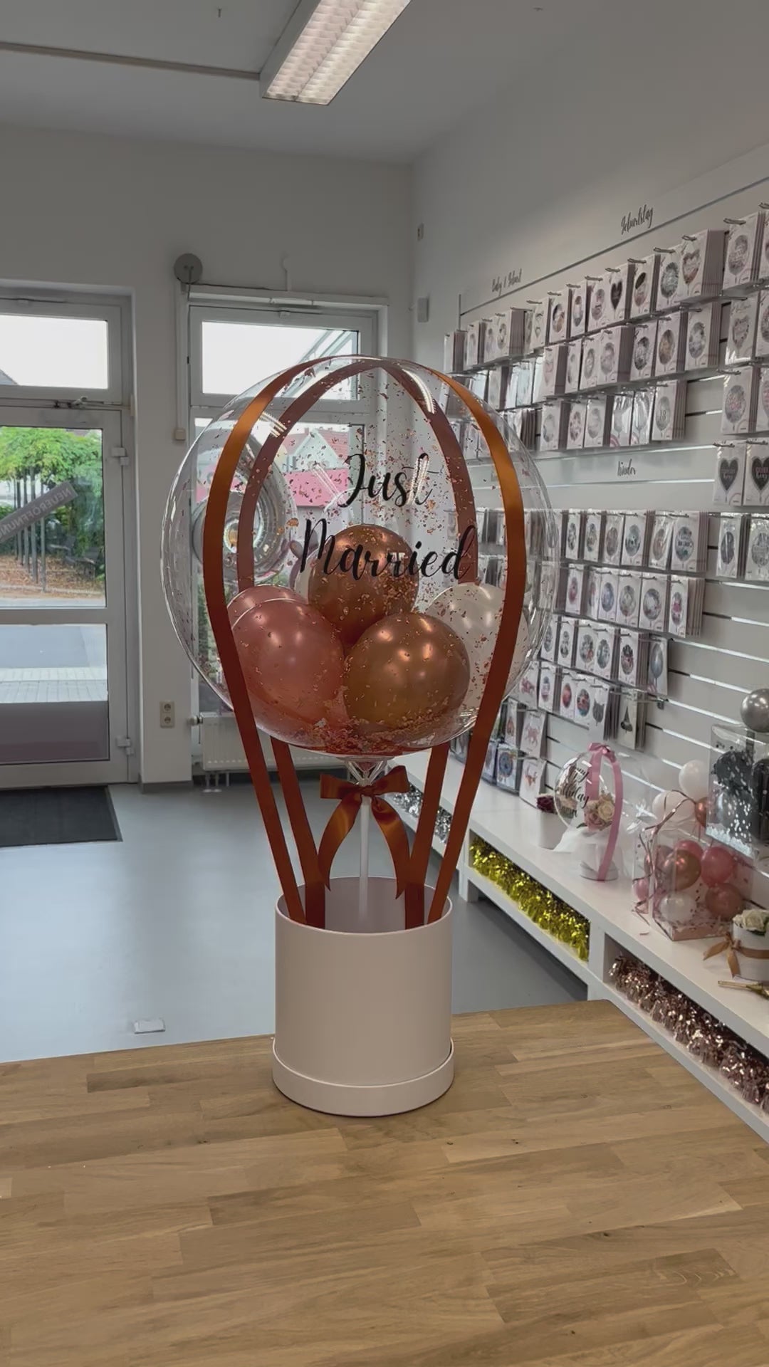 Ballon Bouquet Kupfer